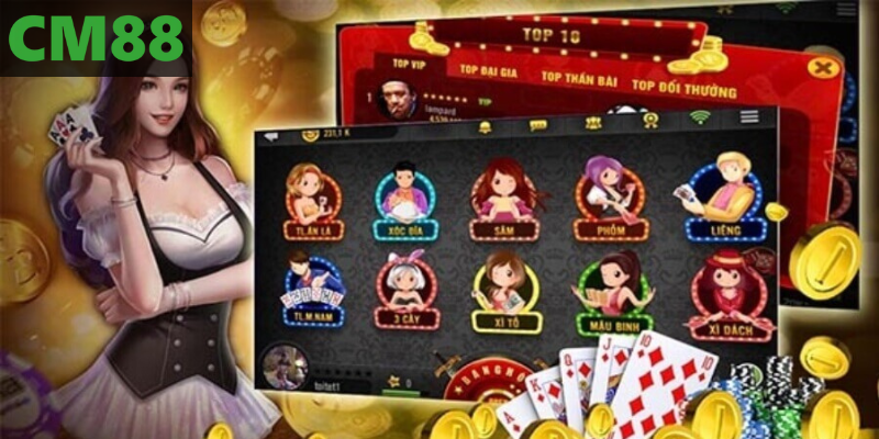 Sức hút danh mục game bài CM88